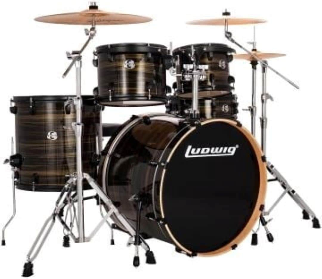 Ludwig 'Limited Edition' Element Evolution Drum Kit - Bronze Swirl