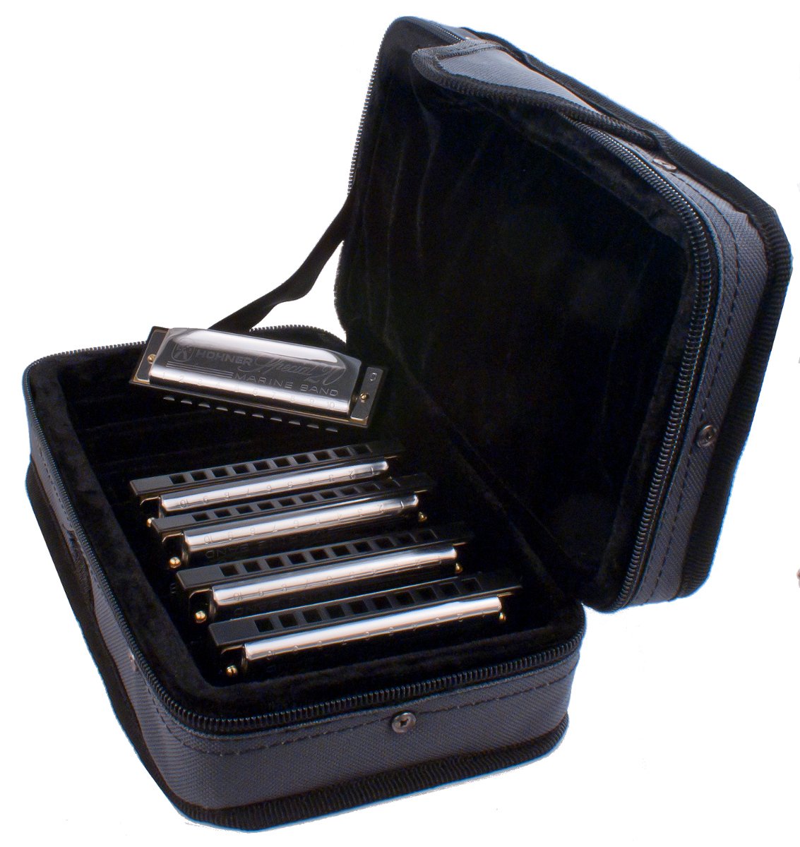 Hohner SPC Special 20 5-Piece Pro Pack Diatonic Harmonica Key of C, G, A, D  and E