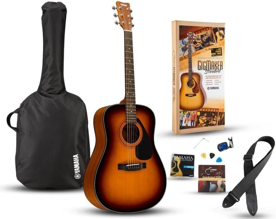 Yamaha Gigmaker Acoustic Guitar Package Sunburst