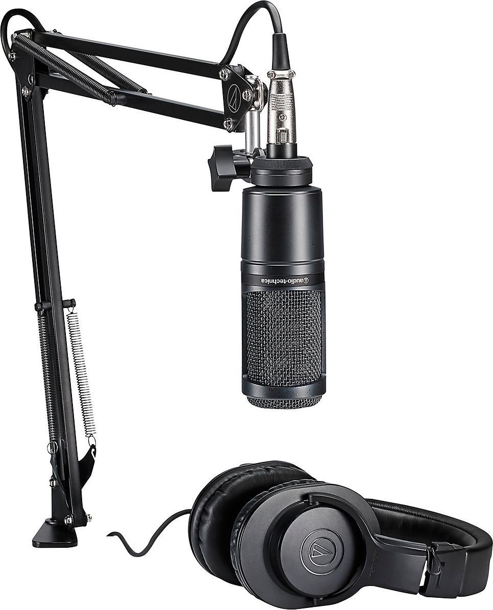 Audio-Technica AT2020 Streamer/Podcaster Mic Package