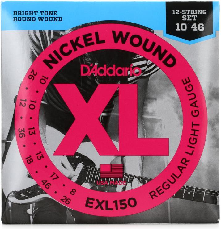 D Addario EXL150 12 String Electric 10 46