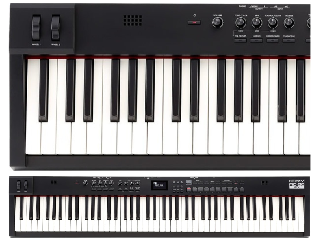 Roland RD-88EX 88-key Digital Stage Piano - Black