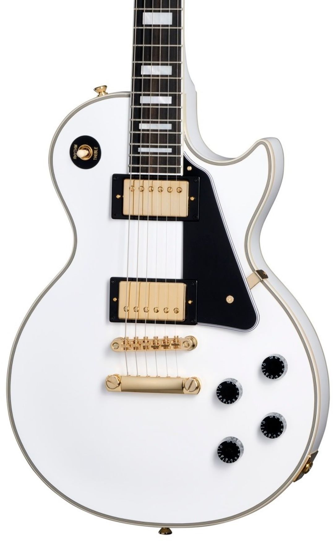 Epiphone IGC Les Paul Custom Electric Guitar Alpine White w/Case